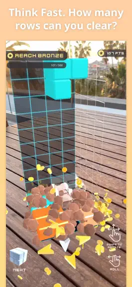 Game screenshot Fallocks! AR Falling Blocks apk