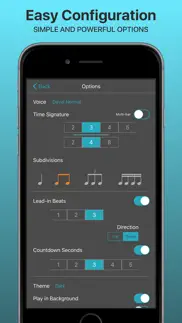 speakbeat metronome - 1 2 3 4 iphone screenshot 3