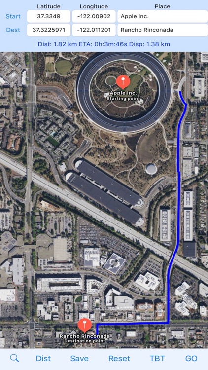 Distance Routes Navigation screenshot-4