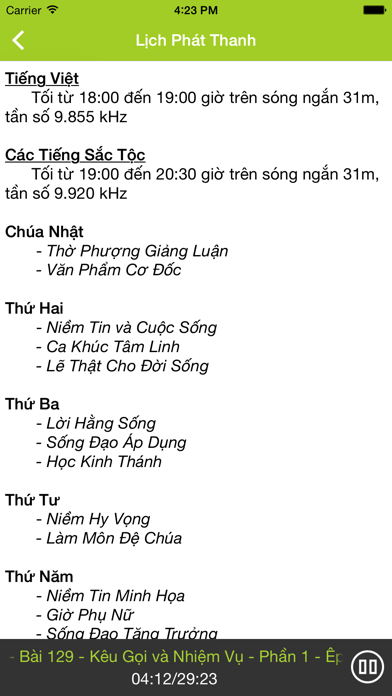 Đài Nguồn Sống Screenshot