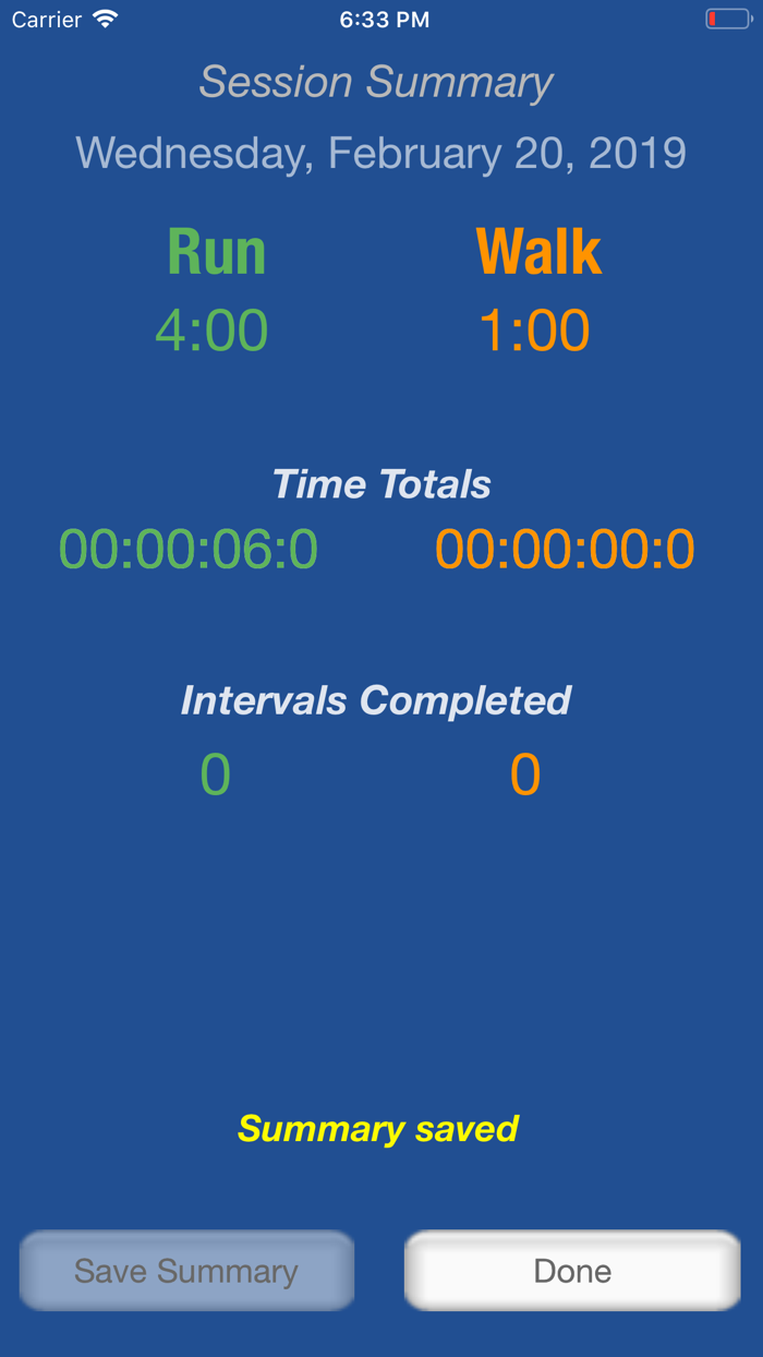 Runners Interval Timer Pro