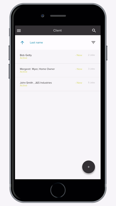 GeoNext - Job Management Screenshot