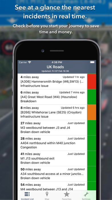 Screenshot #2 pour UK Roads - Traffic & Cameras