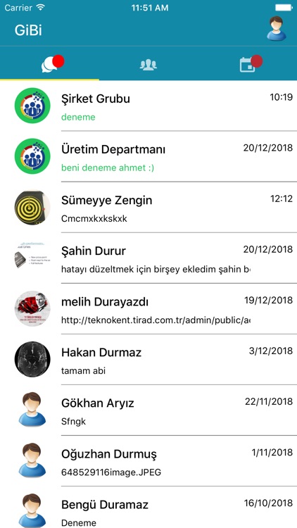 Gibi - Grup içi bilgi iletişim