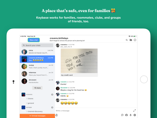 Screenshot #6 pour Keybase - Crypto for Everyone