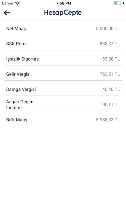 HesapCepte-Faiz Hesapla screenshot-8