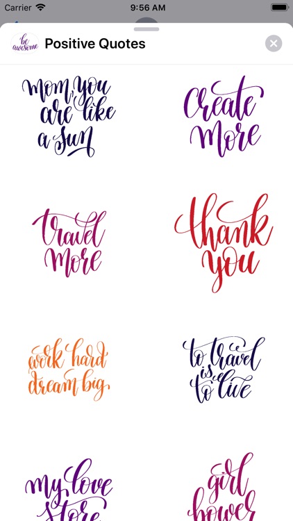 Positive Quotes Stickers screenshot-5