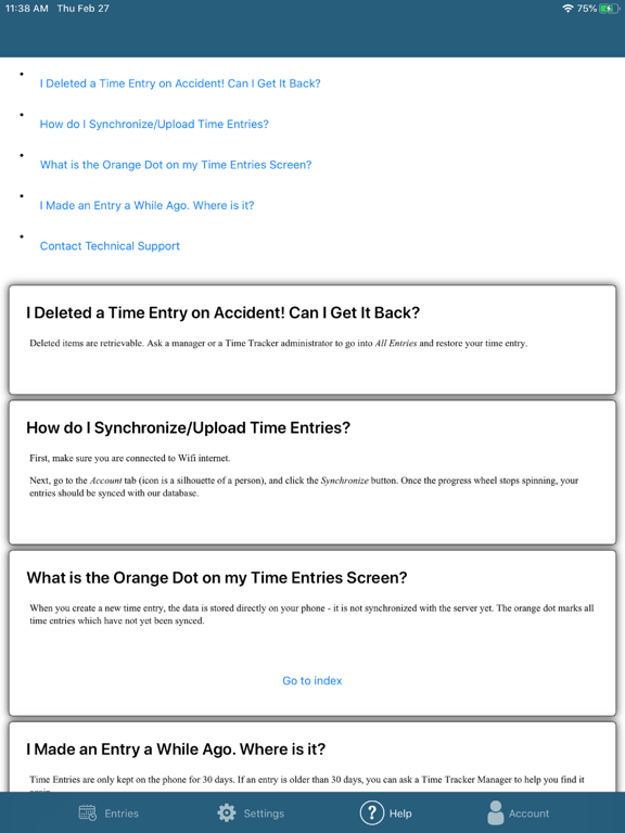 Time Tracker by ARS iPad screenshot 5 - Productivity app
