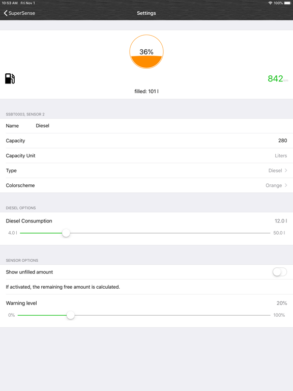 SuperSense iPad screenshot
