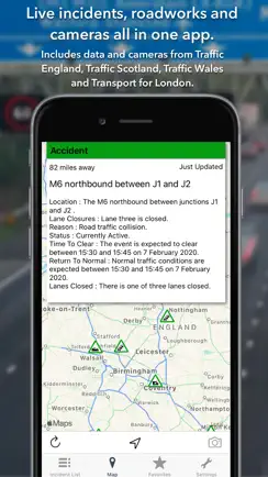 UK Roads - Traffic & Cameras iPhone image 3