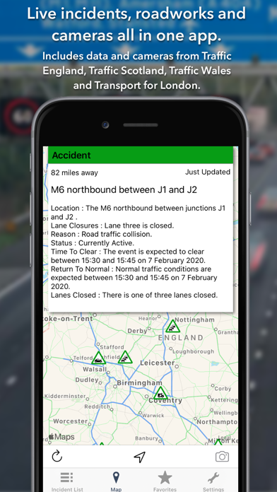 Screenshot #3 pour UK Roads - Traffic & Cameras