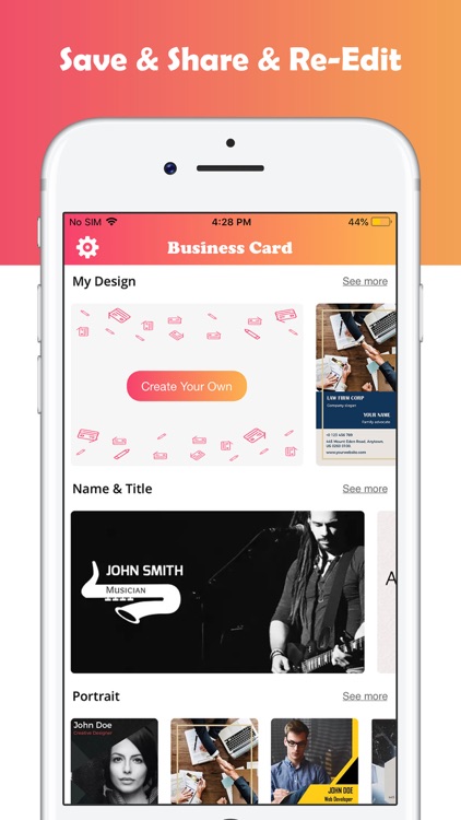 Business Card Maker - Designer screenshot-9