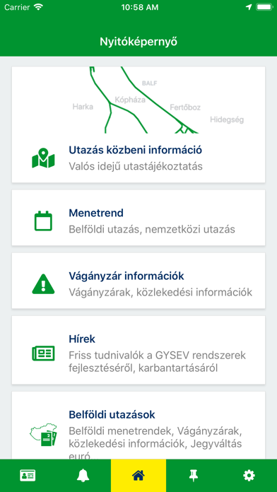 Screenshot #1 pour GYSEV Utastájékoztató