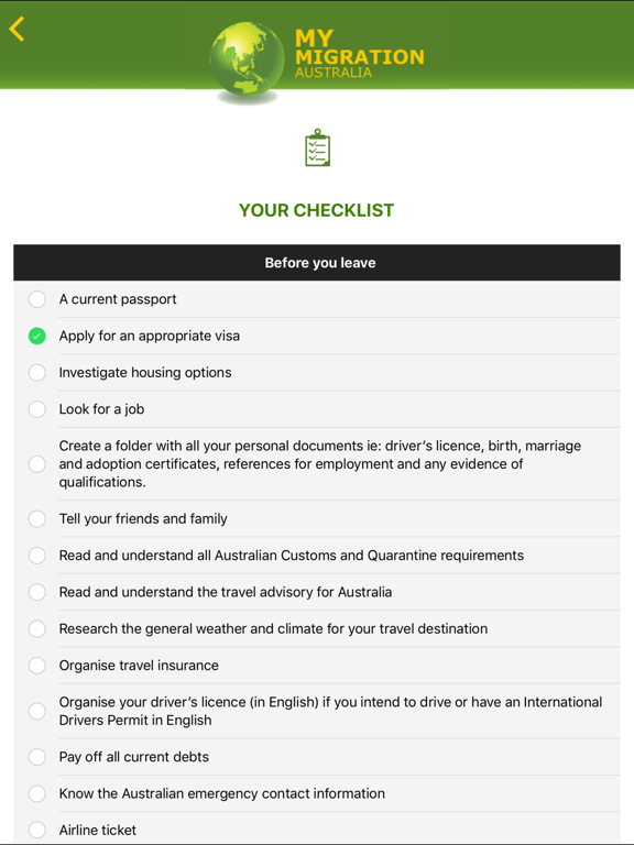 Screenshot #6 pour My Migration Australia