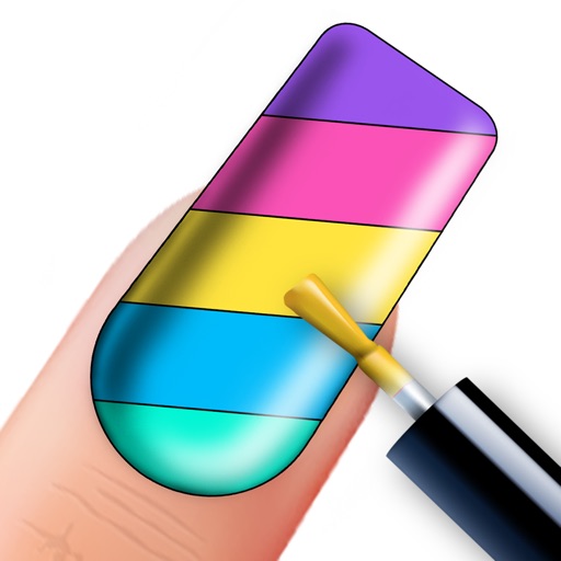 Nail Art Coloring Book