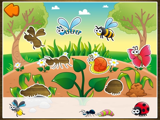 kinderen dieren puzzelspel iPad app afbeelding 1