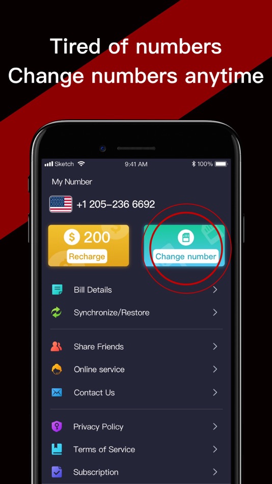#4. TeleNow: Call & Text Unlimited (iOS) 由: Idevsze Co., Ltd.