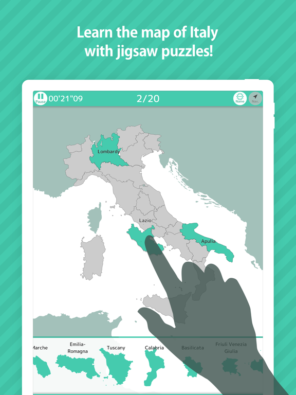 Screenshot #4 pour Italy Map Puzzle