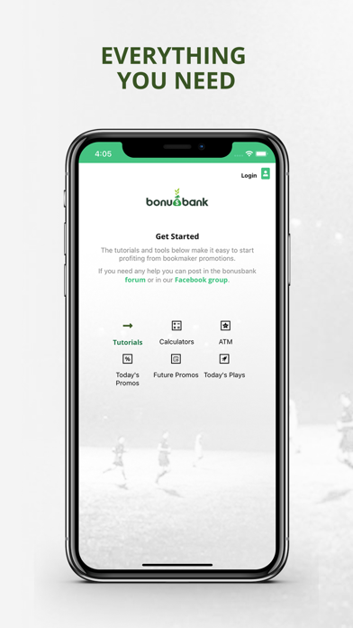 Screenshot #1 pour Bonusbank - Matched Betting