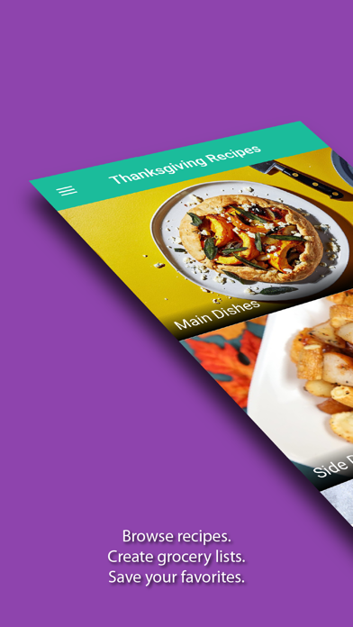 Thanksgiving Recipes & Meals Screenshot