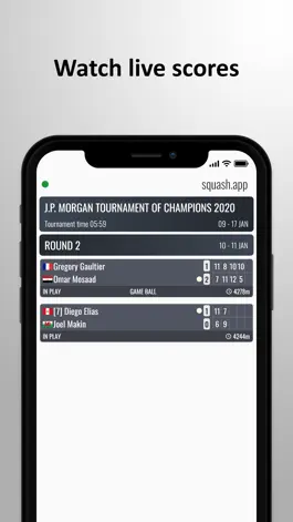 Game screenshot Squash Live Score mod apk