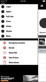 utah avalanche center iphone screenshot 1