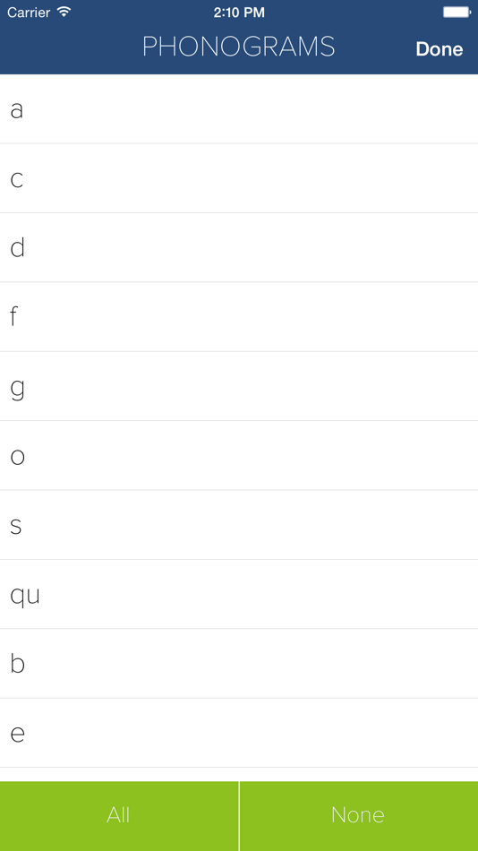 #2. Phonograms by SEI (iOS) 由: Spalding Education International