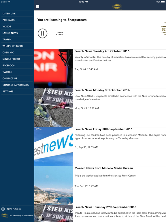 Screenshot #5 pour Riviera Radio News