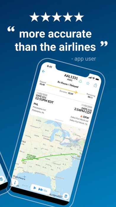 Screenshot #2 pour FlightAware Flight Tracker