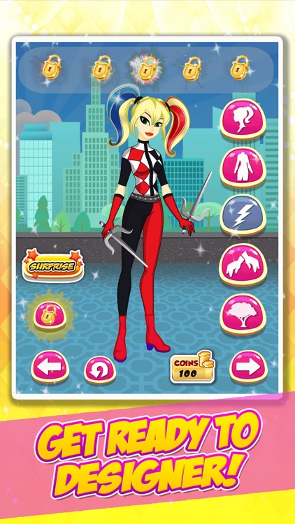 Super Hero Girls Dress Up