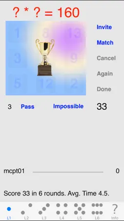 MindCalc Arithmetic Trainer screenshot 2