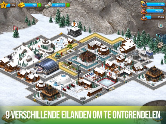Paradise City: Simulation Game iPad app afbeelding 3