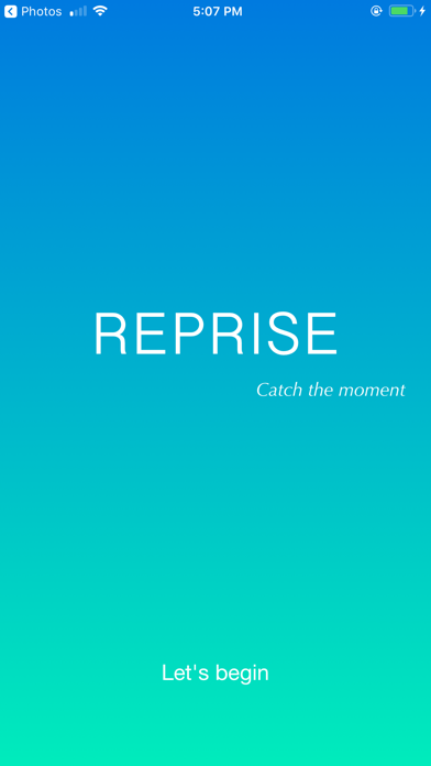 Reprise - Catch The Moment app screenshot