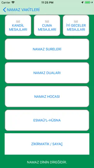 Ezan Vakti Namaz Zamanı iPhone Ekran Görüntüsü 6