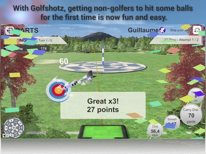 Capture d'écran de GolfShotz sur iPhone 4