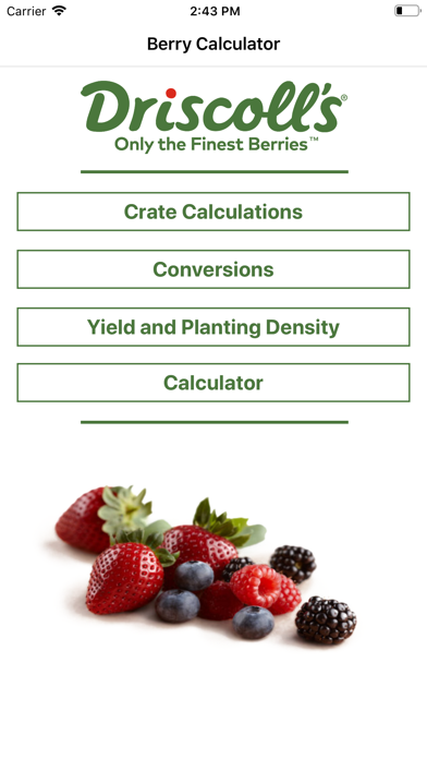 Screenshot #1 pour Berry Calculator