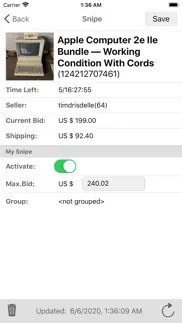 auction bid sniper: myibidder iphone screenshot 3
