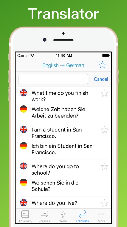 German Translator Dictionary +