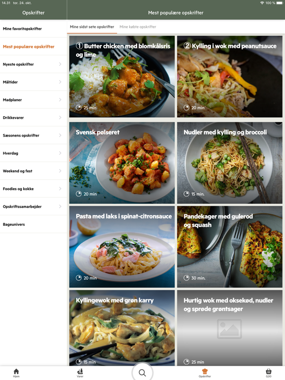 nemlig iPad screenshot 5 - Shopping app