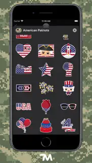 american patriots stickers iphone screenshot 3
