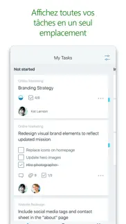 microsoft planner iPhone Captures Décran 4