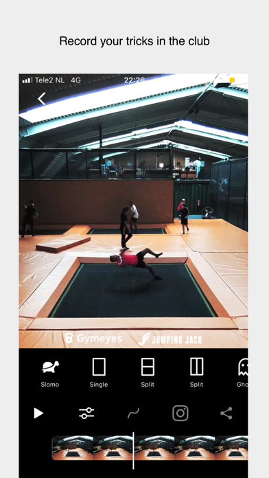 Screenshot #2 pour Gymeyes - Record your tricks!