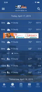 ABC 57 Weather screenshot #2 for iPhone