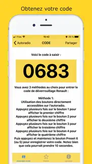 car radio code iphone screenshot 2