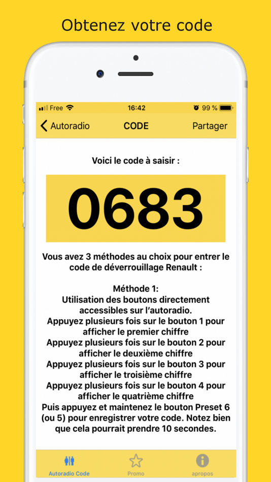 #2. Car Radio Code (iOS) Podle: P. UNG