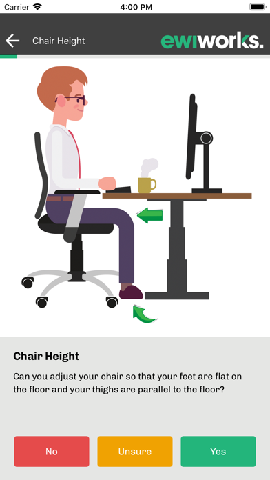 Office Ergonomics iPhone screenshot 2 - Business app