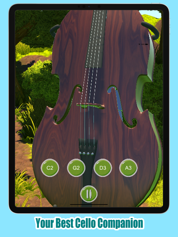 3D Cello Tuner app screenshot 2