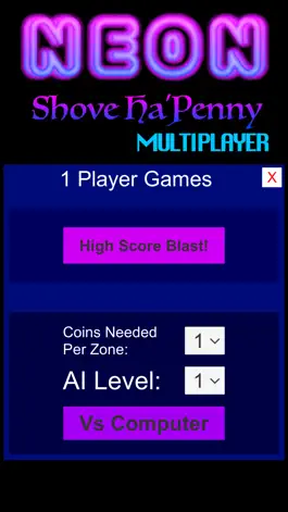 Game screenshot Neon Shove Ha'penny apk