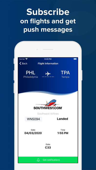 Screenshot #3 pour Tampa Airport, TPA Flight info