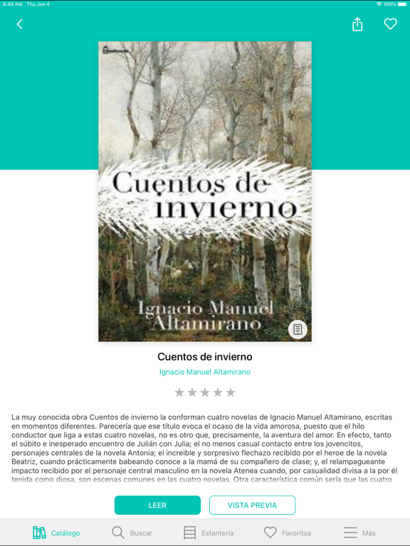 Biblioteca Digital de Vitacura iPad screenshot